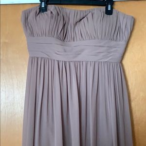 Tan Bridesmaid Dress